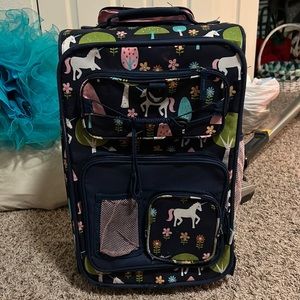 Slightly used small and non noticeable stains in the back